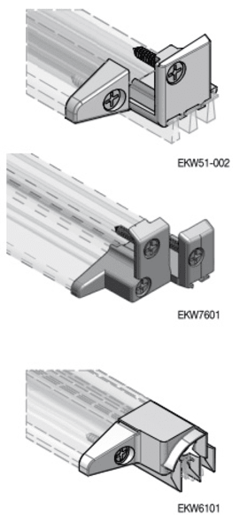 ENDKAPPENPAAR "COMBI" PASSEND ZU HOLZ (WSA6101)INKL.SCHRAUBEN EKW6101G