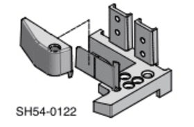 SCHWELLENHALTER SH 54-0222G GRAU 