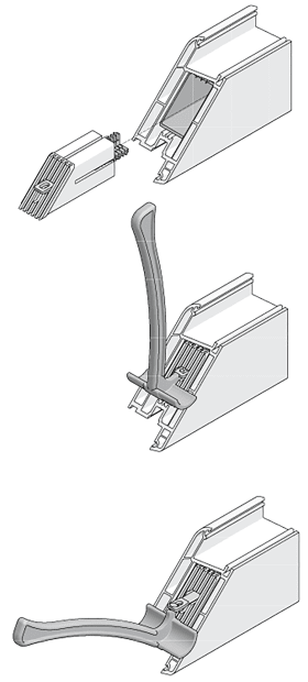 PVC SCHWEISSECKVERBINDER SVX 5430/3 PASSEND ZU ROHR 50X40X3 MM