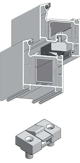 Grundmeier Festflügelclip FC 1540