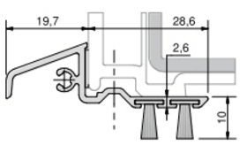 WETTERSCHENKEL WSA5048SK/BD10/LD10 COMBI F.10MM LUFT L=195CM EV1 M.JE 2 DICHT.