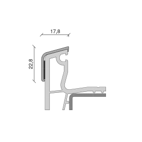 TRITTSCHUTZ TR 1823 SK/ EV 1 PASS.F.ALUPL.2000