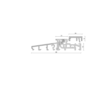 Türschwelle Combi Plus EV1 PROFINE 88 (76) 