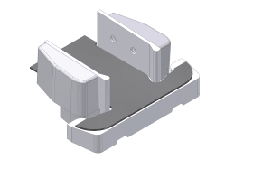 MITTELHALTER Z.COMBI MH 51-2218G GRAU M.FALZ-U.SCHWELLEND. VEKA SOFTLINE 85 MM