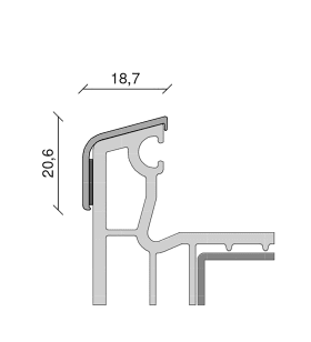 TRITTSCHUTZ TR 1826 SK/ EV 1 PASS.F.TOPLINE