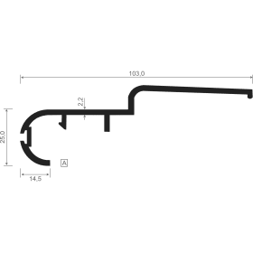 ABROLLLEISTE 957 SCHAUM WEISS M. SCHAUMISOLIERUNG VE=36M