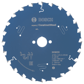 Bosch Kreissägeblatt Expert for Construct Wood, 160 x 20 x 2,0 mm, 24