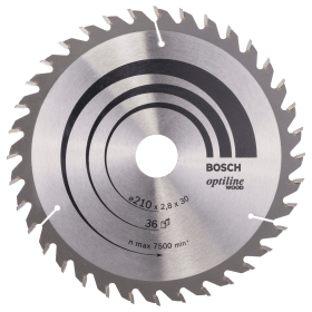 Bosch PRO Wood Kreissägeblatt, 210 x 2.8 x 30 mm