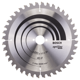 Bosch PRO Wood Kreissägeblatt, 250 x 3.2 x 30 mm
