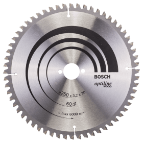 Bosch PRO Wood Kreissägeblatt, 250 x 3.2 x 30 mm