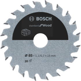 Bosch PRO Wood cordless Kreissägeblatt, 85 x 1,1 x 15 mm