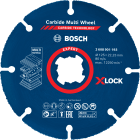 Bosch Trennscheibe X-Lock Carbide Multi Wheel