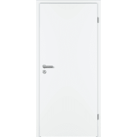 GARANT Normtür Standard Dekor aufrecht, Röhrenspan, weißlack S 9010, Kante rund