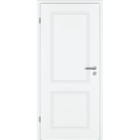 GARANT Profiltür Como C2, Röhrenspan, weißlack 9010, Kante rund