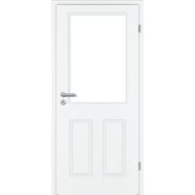 GARANT Profiltür Como CKL4, Röhrenspan, weißlack 9010, Kante rund