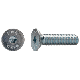 SENKKOPFSCHRAUBEN 6 X 10 MM 8.8 VZ M. INBUS DIN 7991