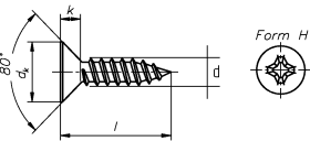 BLECHSCHRAUBEN 3,9 X 32 MM SK VZ (HP-VE=1000 ST.) DIN 7982