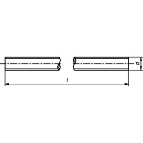 GEWINDESTANGEN DIN 976 FORM A M 24 1000MM VZ (VE=5 ST.)