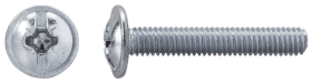 MÖBELGRIFFSCHRAUBEN ART.7401 4,0 X 10 MM KOMBI-KREUZSCHL.GALV VZ. (VE = 1000 ST.)