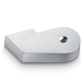 GEZE Abdeckkappe DB,EK,FK,einteilig,silberfarben eloxiert