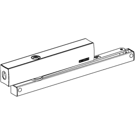 GEZE Türschließer TS 5000 EFS,EN 3-6,m. EFF,edelstahloptik,24V,KM BGS