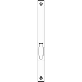 GEZE Flachschließblech IQ Lock,24x270 ktg,edelstahl