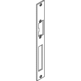 GEZE Flachschließblech SB-KF 02,23,7x250 ktg,edelstahl