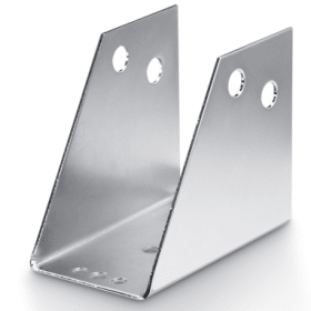 GEZE RWA-Dachfensterkonsole, E 1500 H86, f.Elek.spindelantr., silberfarbig eloxiert