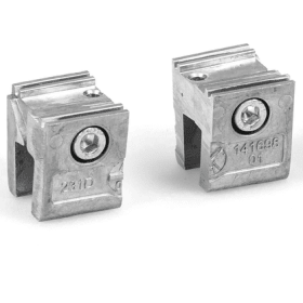 GEZE ZT-Endstück, für Glasklemmplatte, Kunststoff lackiert