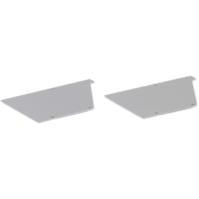 GEZE ZT-Stirnabdeckung,Set, Perlan 140, Aluminium, kurz, RAL-Sonderfarbton lackiert