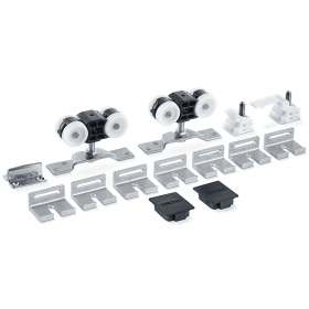 GEZE ZT-Doppelrollenwagen, Set, Perlan 140, Kunststoff lackiert 1650mm, 119358