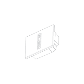 GEZE ZT-Stirnabdeckung,für Laufprofil, Perlan 140, Aluminium lackiert