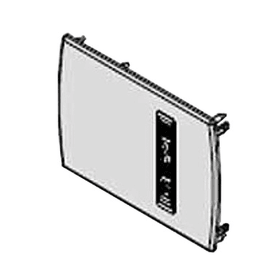 GEZE ZT-Stirnabdeckung,Set, Levolan 60/120, Aluminium, naturton eloxiert