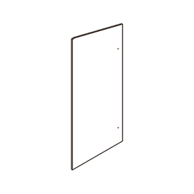 GEZE ZT-Stirnabdeckung,Set, 100, Aluminium, naturton eloxiert