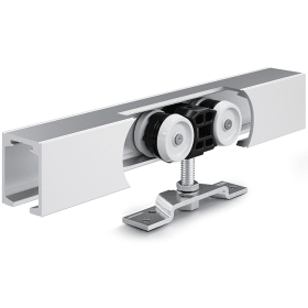 GEZE Schiebetürbeschlag,mit Laufschiene,Perlan 140, 1650mm,FB max.840,naturton