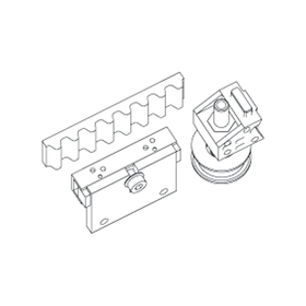 GEZE ZT-Schiebetürsynchronbeschlag, Perlan 140 Duosync, zweiflügelig, Aluminium
