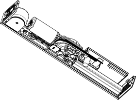 GEZE Türantrieb SlimDrive EMD-F-IS/S BS,EN 4-6,230V