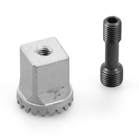 GEZE Achsoberteil TS500/TS550,mit Vierkant,0mm,DR verzinkt