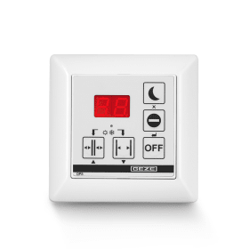 GEZE Programmschalter DPS-SCT, UP,alpinweiß,Drucktaste