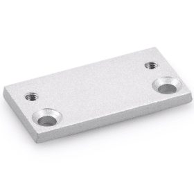 GEZE Montageplatte TS 2000/4000,silberfarbig elox.