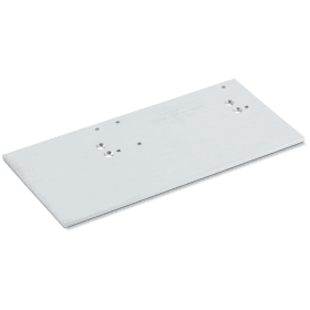 GEZE Montageplatte TS 4000 Tandem,silberfarbig elox.