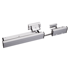 GEZE OL-Schere, mit Flügelbock, OL 90N, Aluminium naturton eloxiert