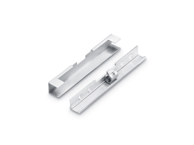 GEZE OL-Zusatzverriegelung, o.Zus.wink., OL 320, 12- 25mm, Aluminium,RAL9016 lackiert