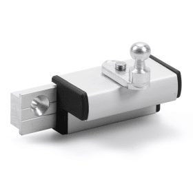 GEZE RWA-Flügelbock, E 170, Aluminium, naturton eloxiert