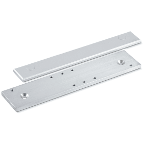 GEZE Montageplatte TS 5000/4000,silberfarbig elox.,für Glasoberlicht