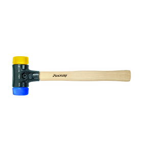 WIHA 832-15 SAFETY SCHONHAMMER GELB/BLAU 40 MM SCHLAGKÖPFE WEICH/MITTELHART 26654