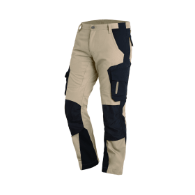FHB Arbeitshose FLORIAN, beige-schwarz