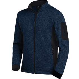 FHB Strick-Fleece-Jacke CHRISTOPH, marine-schwarz