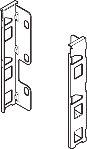 LBX HOLZRÜCKWANDHALTER LI./RE. K-HÖHE 102 MM TERRASCHWARZ BLUM ZB7K000S