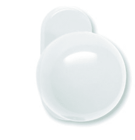 KNOPFDRÜCKERLOCHTEIL 123.23 R 90 TIEFSCHWARZ 8 MM VK